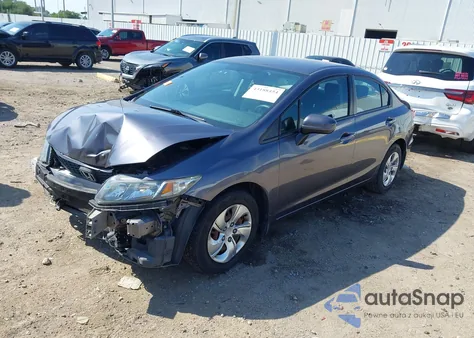 2015 Honda Civic Lx из США, поврежденный, VIN 19XFB2F56FE113339